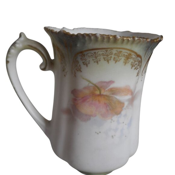 Vintage R S Prussia Chocolate Teapot with 6 cups Floral Roses - Picture 10 of 16